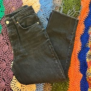 ZARA Black High Waisted Jeans 🐈‍⬛